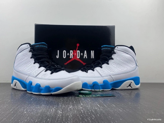 9 Air Powder Jordan Blue FQ8992-101 0817
